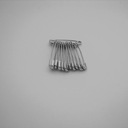SB5 Safety pins 100 x 12 pieces of silver 28 mm