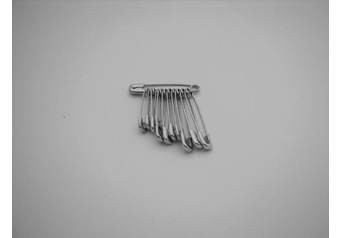 SB2 Safety pins 100 x 12 pieces of silver assortment