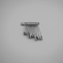 SB2 Safety pins 100 x 12 pieces of silver assortment