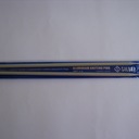 35 cm SILBER Knitting pins 8,0 mm