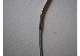 Circolare in acciaio inox ferri da maglia 80 cm SILBER 3,0 mm