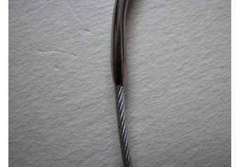 Acero inoxidable agujas de tejer circular 80 cm SILBER 4,5 mm