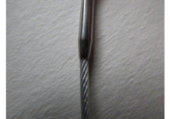 Stainless steel circular knitting needles 80 cm SILBER 5,0 mm