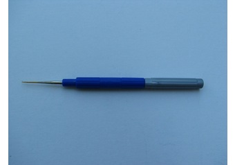 Crochet Hook with cup SILBER 0,60 mm