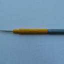 Crochet Hook with cup SILBER 0,75 mm