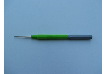 Crochet Hook with cup SILBER 1,00 mm