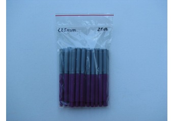 Crochet Hook with cup SILBER 1,25 mm Bulk packing