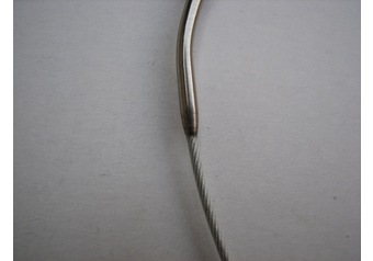 Acero inoxidable agujas de tejer circular 80 cm SILBER 7,0 mm