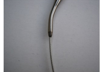 Circolare in acciaio inox ferri da maglia 80 cm SILBER 8,0 mm