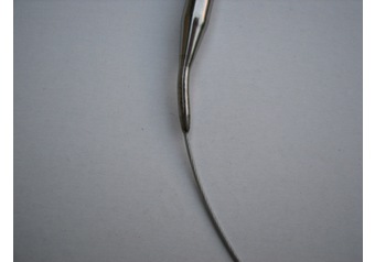 Inoxydable en acier aiguilles à tricoter circulaire 80 cm SILBER 10,0 mm