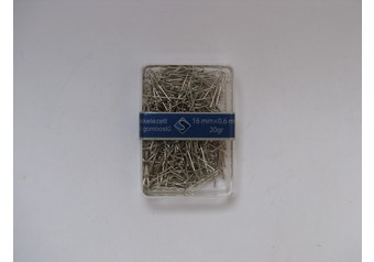 Nickel-plated steel pins SILBER 16 mm x 0,6 mm