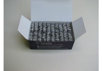 Diamond Head Pins SILBER  51 mm x 0,8 mm