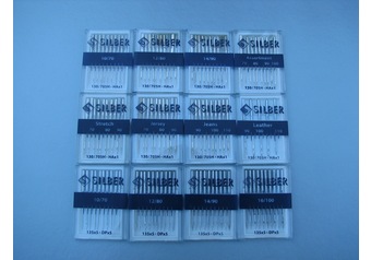 Sewing machine needles 130-705 H SILBER Jeans 100