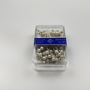 Perni testa di perle SILBER - Bianco 38mm