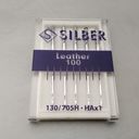 Sewing machine needles 130-705 H SILBER Leather 100