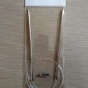 Stainless steel circular knitting needles 80 cm -  4,5 mm